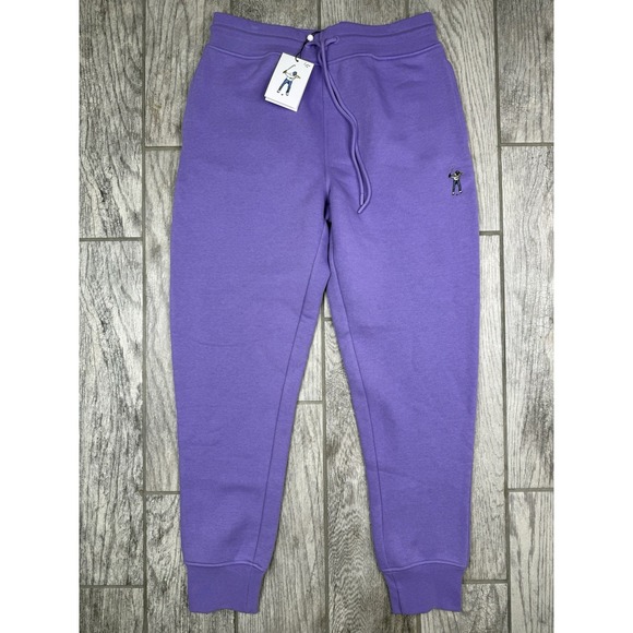 Eastside Golf Jogger Pants Purple Mens Size M Sweatpants Embroidered Logo Fleece - Picture 1 of 13